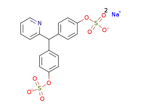 Molecular Structure of 10040-45-6 (Sodium picosulfate)