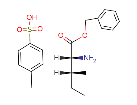 Molecular Structure of 80174-45-4 (D-ISOLEUCINE-OBZL P-TOSYLATE)