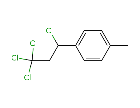Molecular Structure of 86862-25-1 (Benzene, 1-methyl-4-(1,3,3,3-tetrachloropropyl)-)