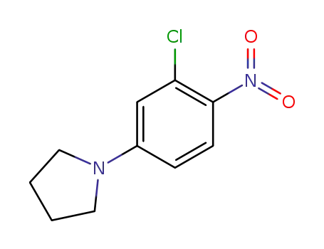 2-chloro-4-(1-pyrrolidinyl)nitrobenzene