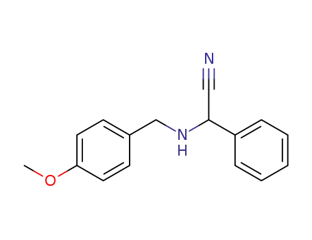 2-[(4-methoxybenzyl)amino]-2-phenylacetonitrile