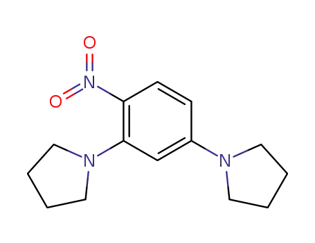 2,4-di(1-pyrrolidinyl)nitrobenzene
