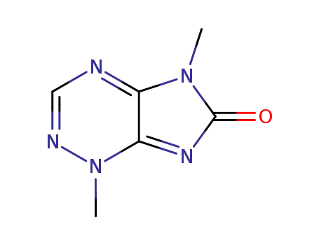 Molecular Structure of 106284-73-5 (6H-Imidazo[4,5-e]-1,2,4-triazin-6-one, 1,5-dihydro-1,5-dimethyl-)