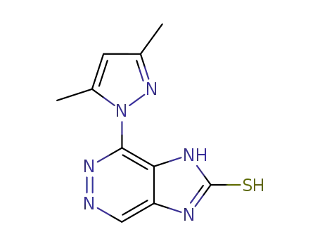 4-(3,5-dimethylpyrazol-1-yl)imidazo<4,5-d>pyridazine-2-thiol