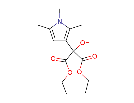2-Hydroxy-2-(1,2,5-trimethyl-1H-pyrrol-3-yl)-malonic acid diethyl ester