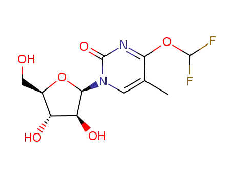 1-β-D-arabinofuranosyl-4-O-(difluoromethyl)thymine