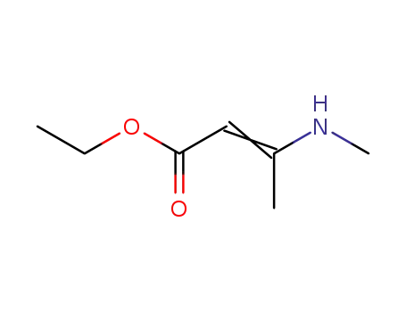 Molecular Structure of 870-85-9 (Ethyl 3-(methylamino)-2-butenoate)