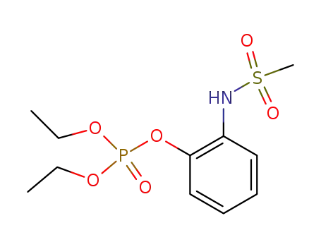 Diethyl 2-(methylsulfonylamino)phenyl phosphate