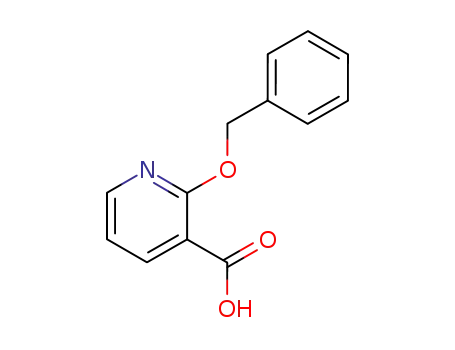 Molecular Structure of 14178-18-8 (2-(Phenylmethoxy)-3-pyridinecarboxylic acid)