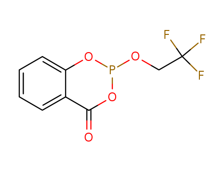 Molecular Structure of 137073-22-4 (4H-1,3,2-Benzodioxaphosphorin-4-one, 2-(2,2,2-trifluoroethoxy)-)