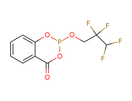 Molecular Structure of 137073-23-5 (4H-1,3,2-Benzodioxaphosphorin-4-one, 2-(2,2,3,3-tetrafluoropropoxy)-)