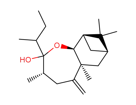 (1R,2S,5S,8S,10R)-5,8,11,11-tetramethyl-7-methylene-4-(1-methylpropyl)-3-oxatricyclo<8.1.1.02,8>dodecan-4-ol