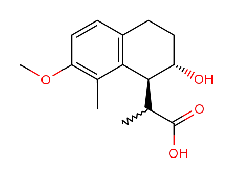 2-((1S,2S)-2-Hydroxy-7-methoxy-8-methyl-1,2,3,4-tetrahydro-naphthalen-1-yl)-propionic acid