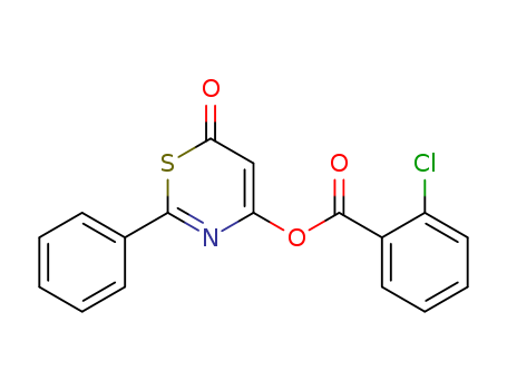 73672-81-8,6-oxo-2-phenyl-6H-1,3-thiazin-4-yl 2-chlorobenzoate,