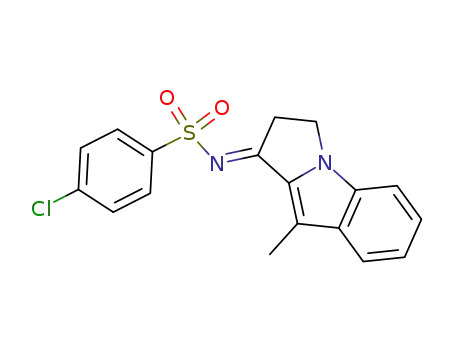 1-p-chlorophenylsulphonylimino-2,3-dihydro-9-methyl-1H-pyrrolo<1,2-a>indole