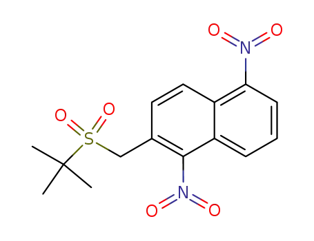 2-(tert-Butylsulfonylmethyl)-1,5-dinitronaphthalene