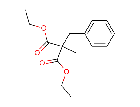 Molecular Structure of 55114-30-2 (Propanedioic acid, methyl(phenylmethyl)-, diethyl ester)