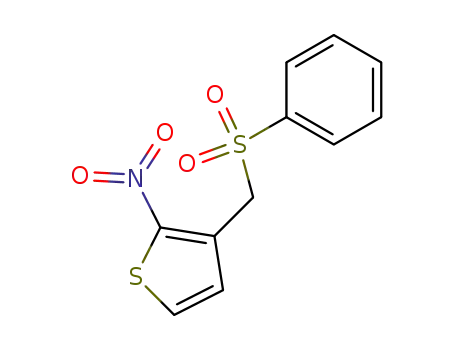 (2-nitro-3-thienyl)methyl phenyl sulfone