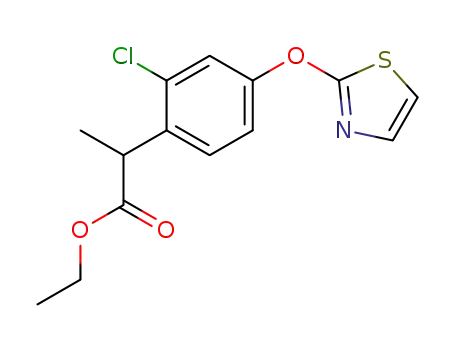 2-[2-Chloro-4-(thiazol-2-yloxy)-phenyl]-propionic acid ethyl ester