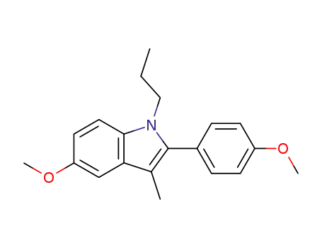 5-methoxy-2-(4-methoxyphenyl)-3-methyl-1-propylindole