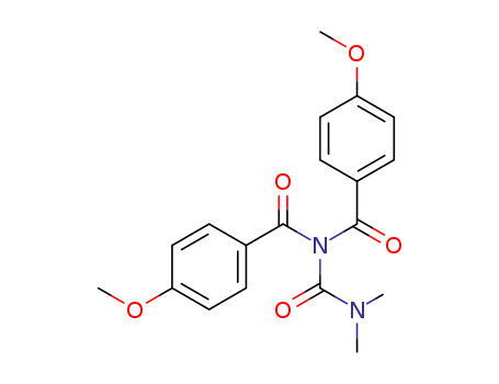 1,1-Bis-(4-methoxy-benzoyl)-3,3-dimethyl-urea