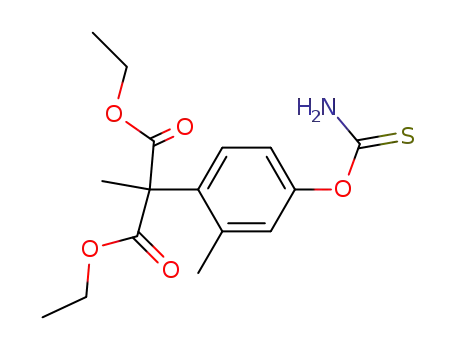 2-Methyl-2-(2-methyl-4-thiocarbamoyloxy-phenyl)-malonic acid diethyl ester