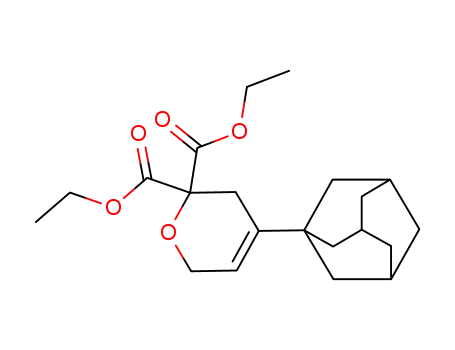 4-Adamantan-1-yl-3,6-dihydro-pyran-2,2-dicarboxylic acid diethyl ester