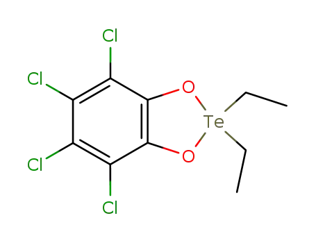 4,5,6,7-Tetrachloro-2,2-diethyl-2λ4-benzo[1,3,2]dioxatellurole