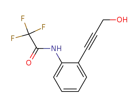 2,2,2-trifluoro-N-(2-(3-hydroxyprop-1-ynyl)phenyl)acetamide
