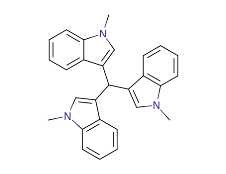 Molecular Structure of 27065-95-8 (tris-(N-methylindol-3-yl)methane)