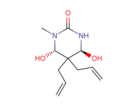 (4S,6S)-5,5-Diallyl-4,6-dihydroxy-1-methyl-tetrahydro-pyrimidin-2-one