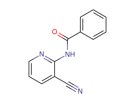 Molecular Structure of 112084-93-2 (N-(3-CYANO-2-PYRIDINYL)-BENZAMIDE)