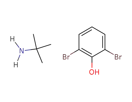 2,6-Dibromo-phenol; compound with tert-butylamine