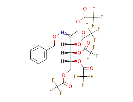 trifluoroacetylated psicose-O-benzyloxime