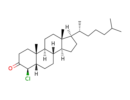 4β-chloro-5β-cholestan-3-one