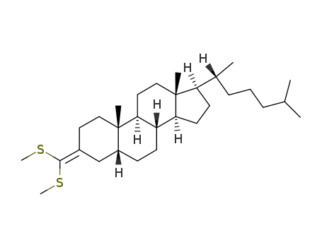 3-[bis(methylthio)methylene]cholestane