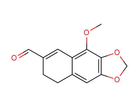 4-Methoxy-7,8-dihydronaphtho<2,3-d>-1,3-dioxol-6-carbaldehyd