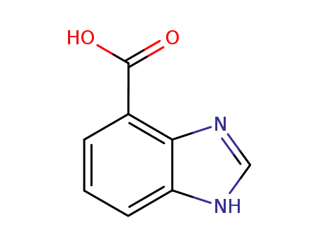 Molecular Structure of 46006-36-4 (1H-BENZOIMIDAZOLE-4-CARBOXYLIC ACID)