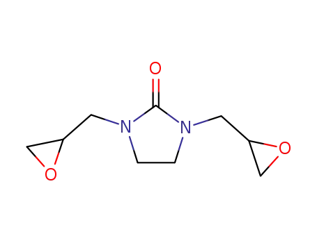 Molecular Structure of 15336-78-4 (1,3-bis(oxiran-2-ylmethyl)imidazolidin-2-one)