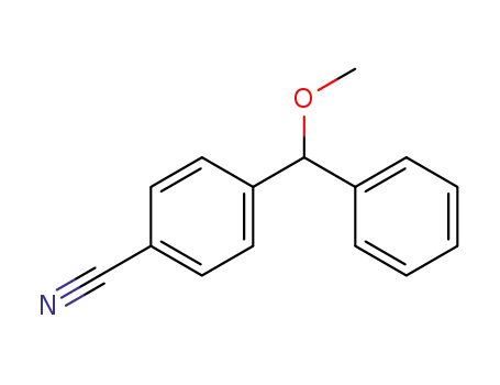 4-(methoxy(phenyl)methyl)benzonitrile