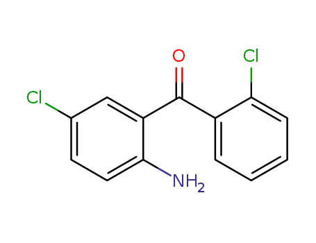 Molecular Structure of 2958-36-3 (2-Amino-2',5-dichlorobenzophenone)
