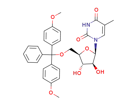 1-{(2R,3S,4S,5R)-5-[Bis-(4-methoxy-phenyl)-phenyl-methoxymethyl]-3,4-dihydroxy-tetrahydro-furan-2-yl}-5-methyl-1H-pyrimidine-2,4-dione