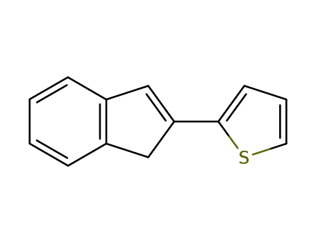 Molecular Structure of 150994-10-8 (Thiophene, 2-(1H-inden-2-yl)-)