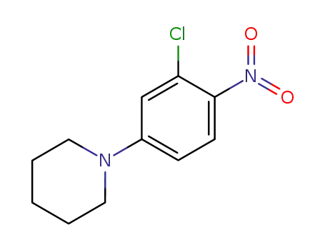 2-chloro-4-piperidinonitrobenzene