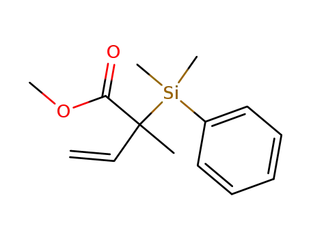 methyl 2-methyl-2-(dimethylphenylsilyl)-3-butenoate