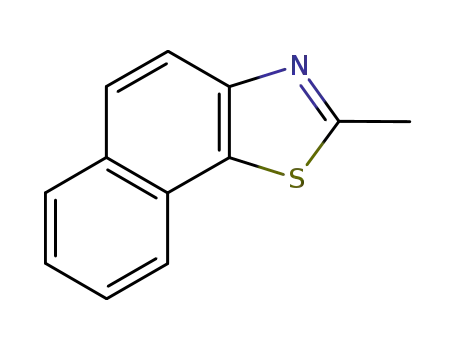 Molecular Structure of 20686-62-8 (2-METHYLNAPHTHO[2,1-D]THIAZOLE)