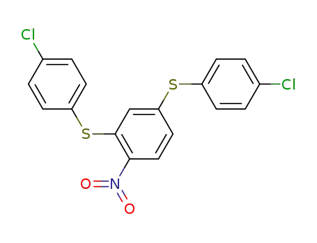 2,4-bis[(4-chlorophenyl)thio]-1-nitrobenzene