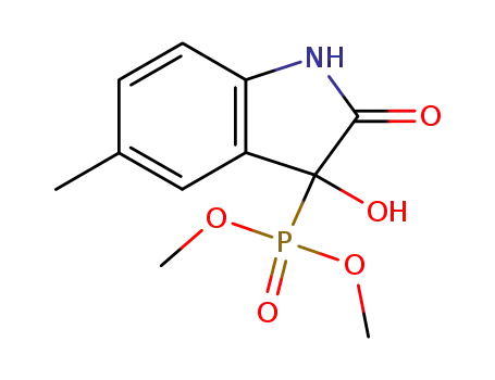 dimethyl 3-hydroxy-5-methyl-2-oxoindolin-3-ylphosphonate
