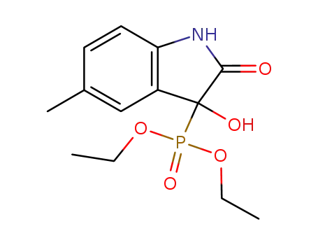 diethyl 3-hydroxy-5-methyl-2-oxoindolin-3-ylphosphonate