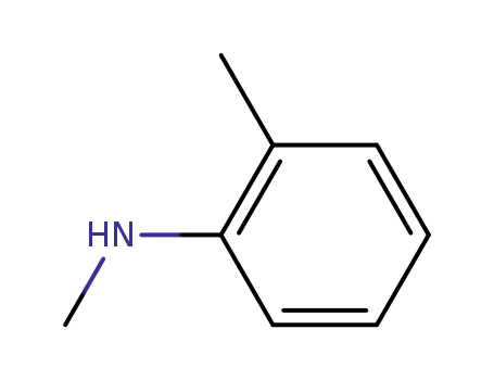 Molecular Structure of 611-21-2 (N-METHYL-O-TOLUIDINE)